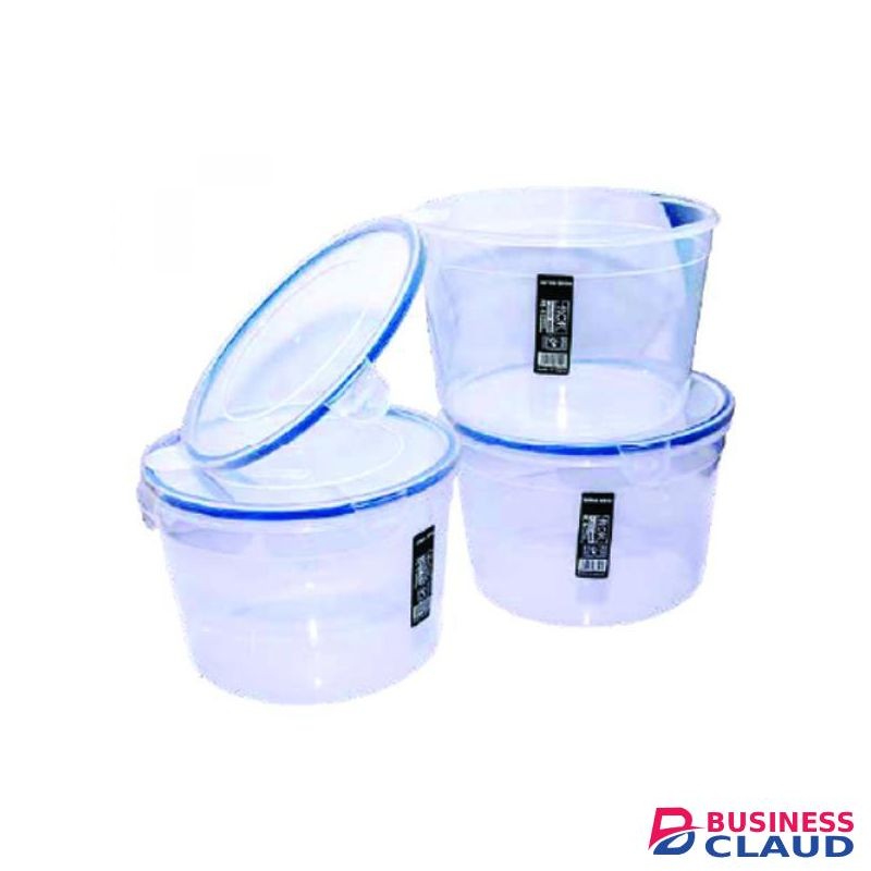 Rok 6-Piece Airtight Storage Container Set BPA-Free Plastic Food Keepers