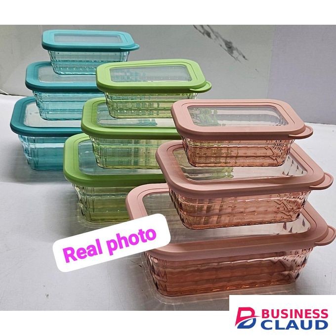 3in1 Acrylic Storage Containers – Clear Stackable Cosmetic Organizer with Lid, Bathroom & Makeup Storage Box