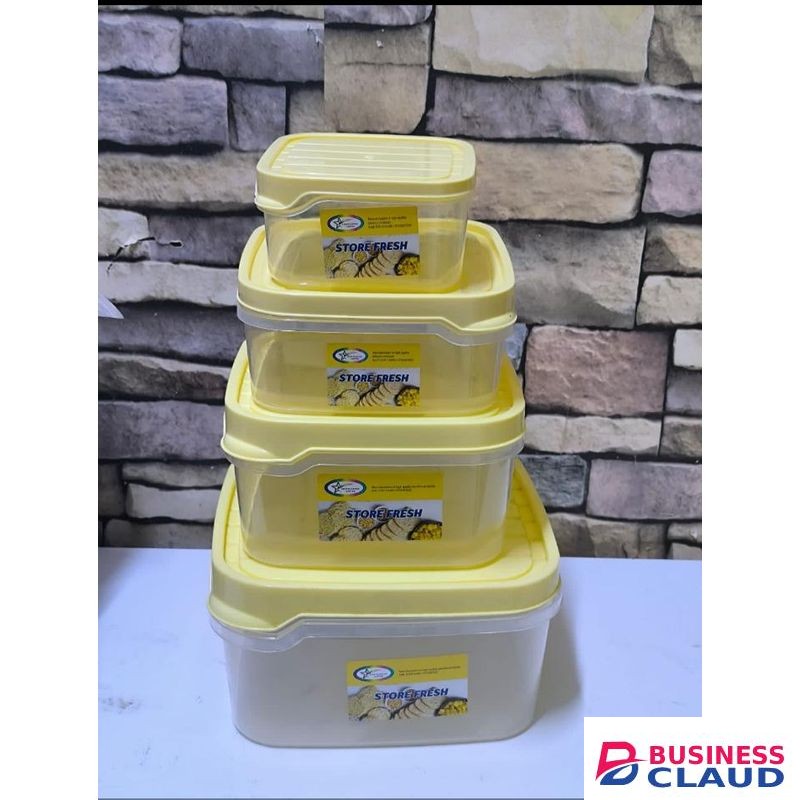 4in1 Square Store Fresh Containers