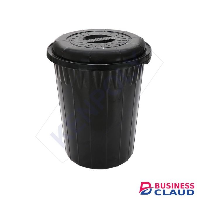 Kenpoly 120Litre Drum Bin Black