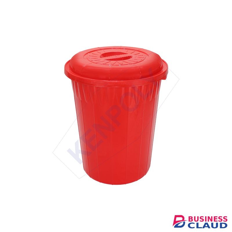 Kenpoly 120Litre Drum Bin Red