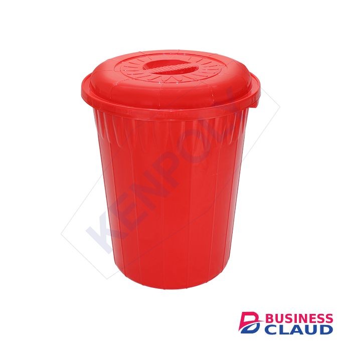 Kenpoly 120Litre Drum Bin Red