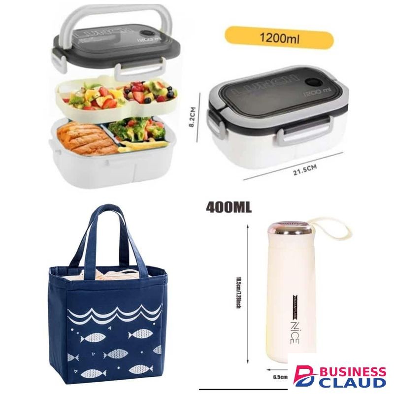 3 in 1 Microwavable Lunch Combo Set
