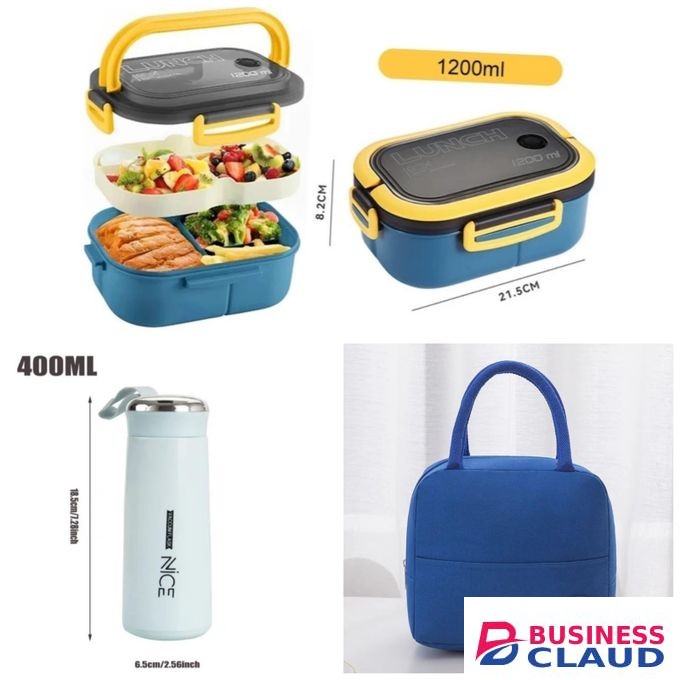 3 in 1 Microwavable Lunch Combo Set