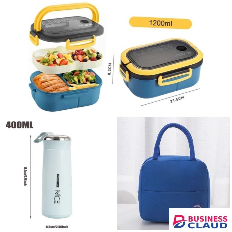 3 in 1 Microwaveable Lunch Box Set