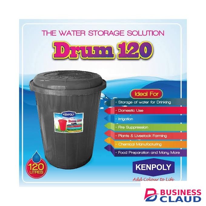 Kenpoly 120L Ideal Drum Multi-purpose Storage Solution
