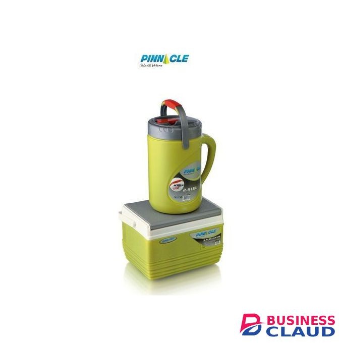 Pinnacle 4 In 1- 32Lt Cooler Box 11Lt + 4.5Lt & 1L Thermos Set-Green
