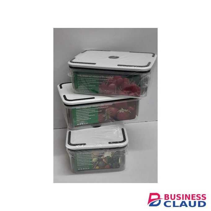 5-in-1 fridge containers, designed for food storage.,