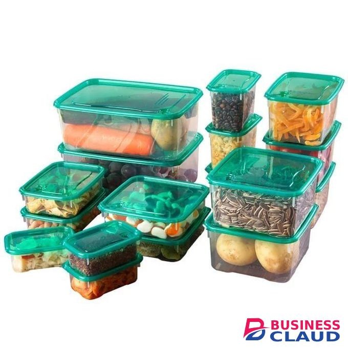 17-Piece Airtight Food Storage Container Set – Keep Food Fresh & Organized
