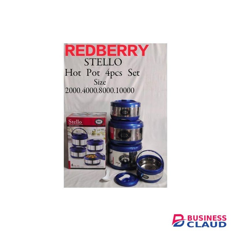 Redberry Jumbo Stello Insulated Hot pots 2 litres 4 litres 8 litres 10 litres
