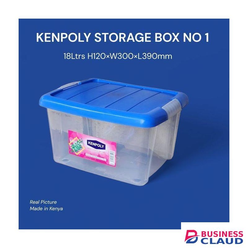 ELEGANT CLASSIC DURABLE AFFORABLE Kenpoly Storage Box No. 1 (18LTR)