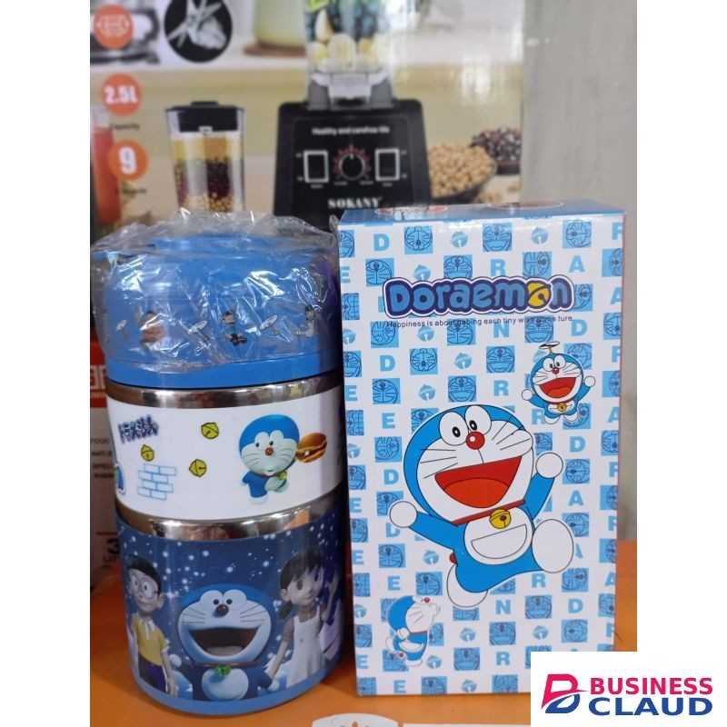 Doraemon-themed Stainless Steel Insulated Lunch Box