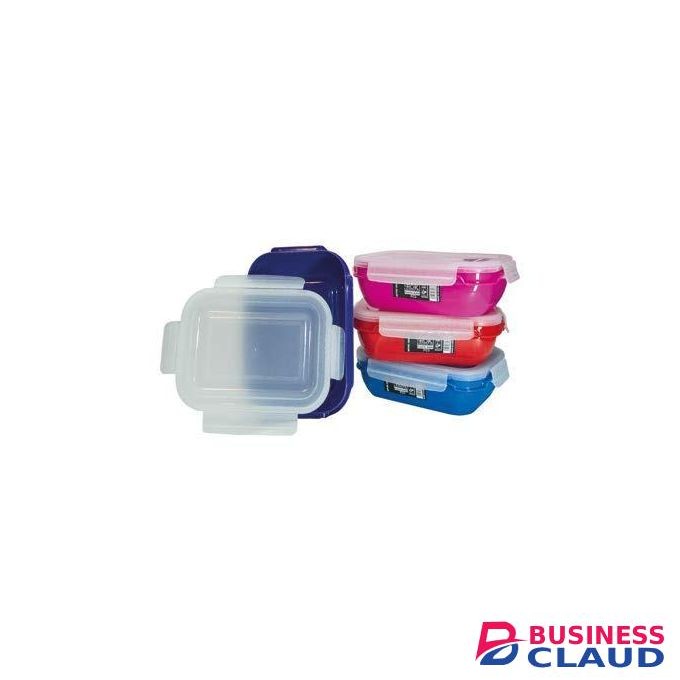 Rok Wholesale Food Storage Container - 12 pcs - assorted colors red blue orange pink 800 ml - FC3
