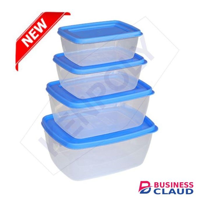 Kenpoly Set Of 4 Everfresh Food Containers Set