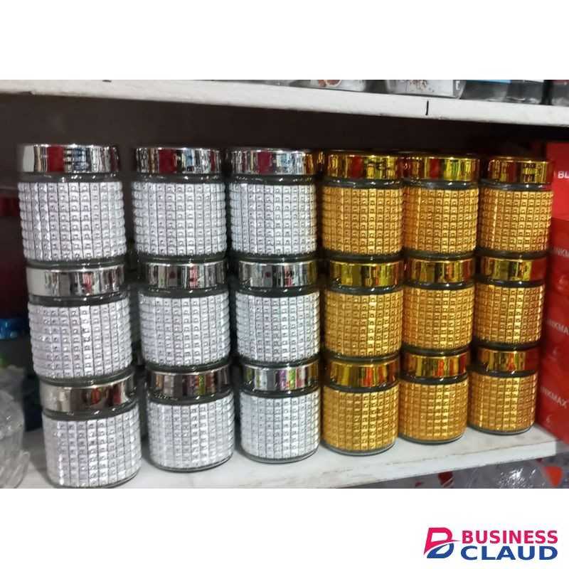 1pc Glass Kitchen Storage Jar, Sugar Spice Jar Glass Canister Food Storage Container