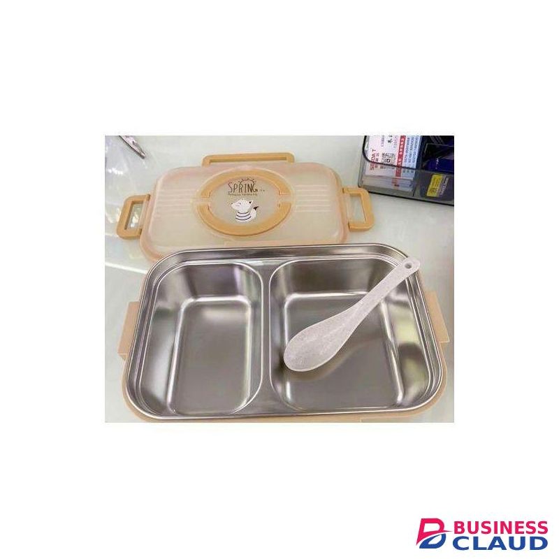 Bento Lunch Box with 2 Compartments and Soup Container