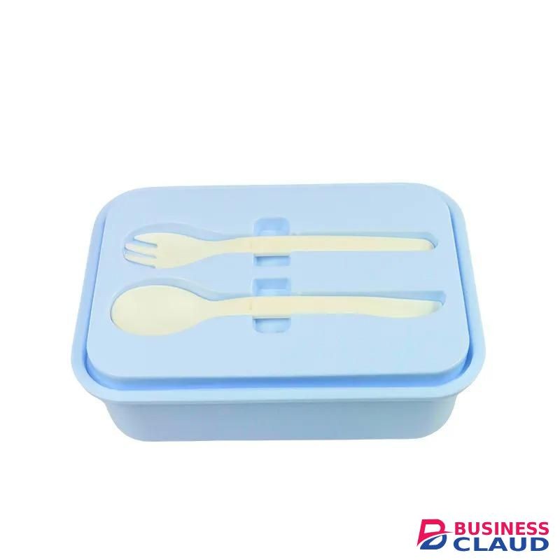 Miniso Large Capacity Rectangle Bento Box (1200mL)(Blue)