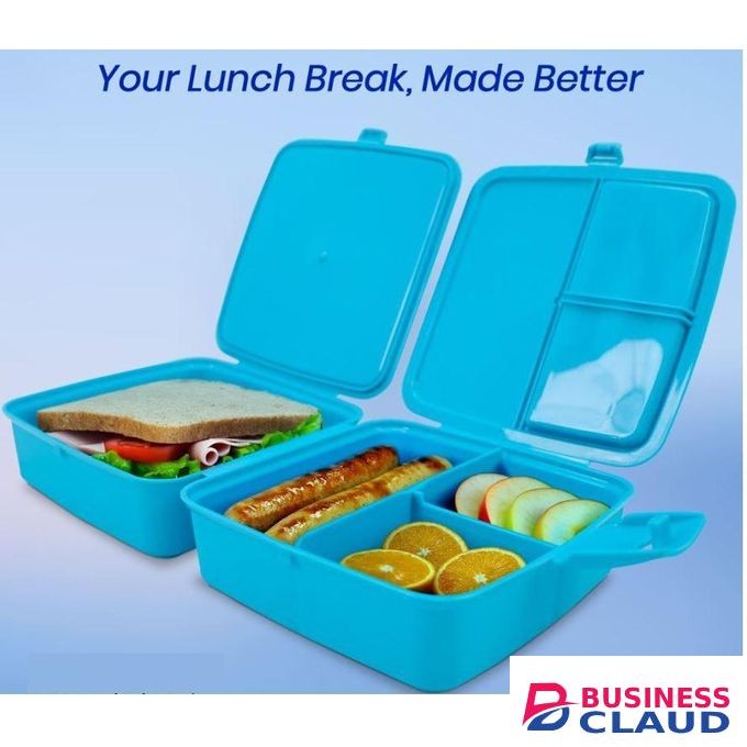 Kenpoly Kids & Adults Multipurpose Portable Bento Lunch Box with Compartments
