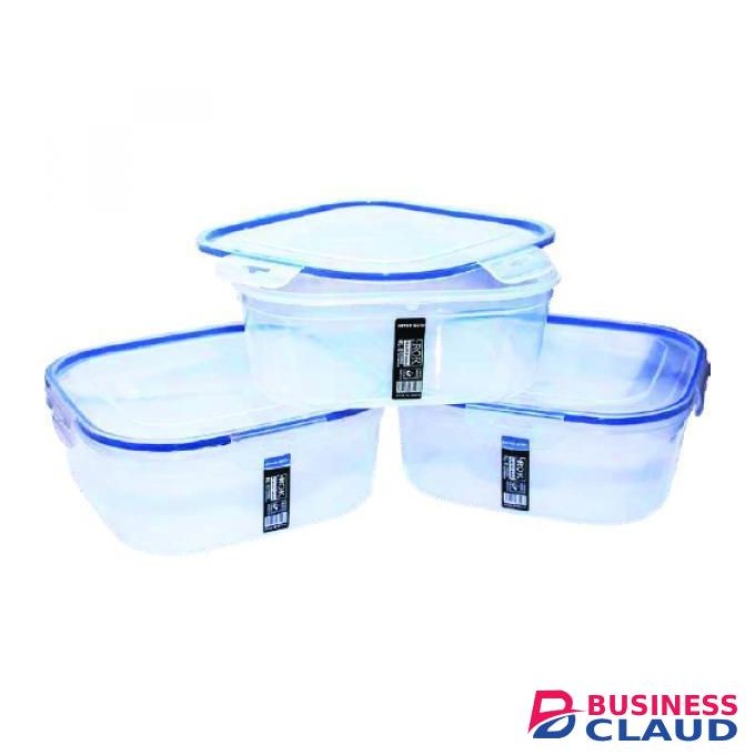 Rok Storage Container Set 9Piece Airtight Kitchen & Pantry Organizers BPA-Free Plastic