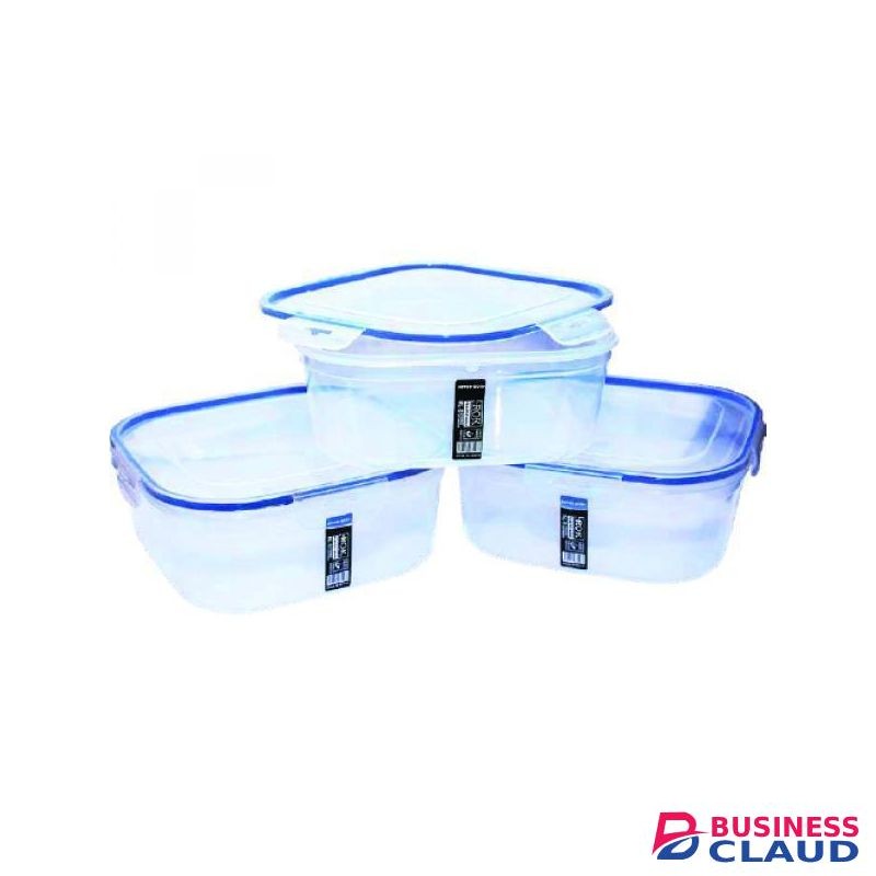 Rok Storage Container Set 9Piece Airtight Kitchen & Pantry Organizers BPA-Free Plastic