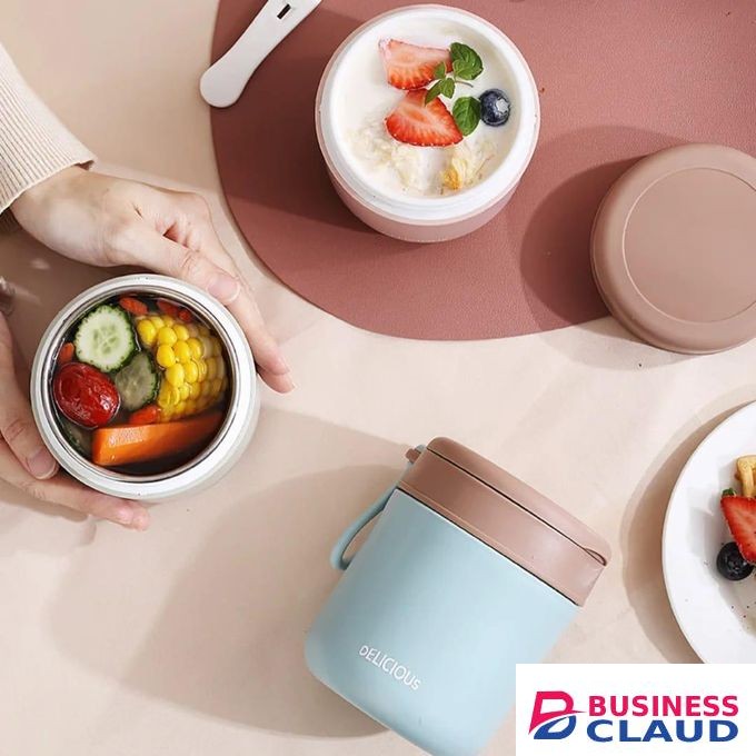 430ml Insulated Lunch Box for Hot Food for Kids Food Lunch Box Leakproof Stainless Steel Soup Containers