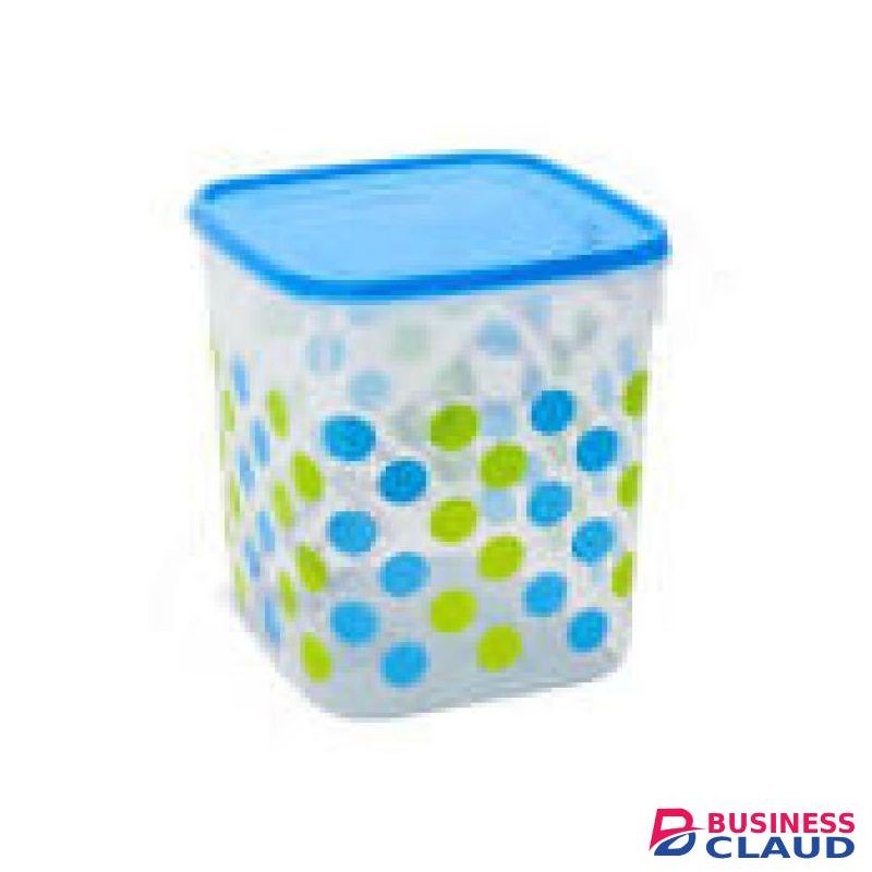 Kenpoly Square Food Storage Container 8 Litres Airtight Kitchen Storage with Lid Plastic Food Keeper for Rice, Garri & Dry Food