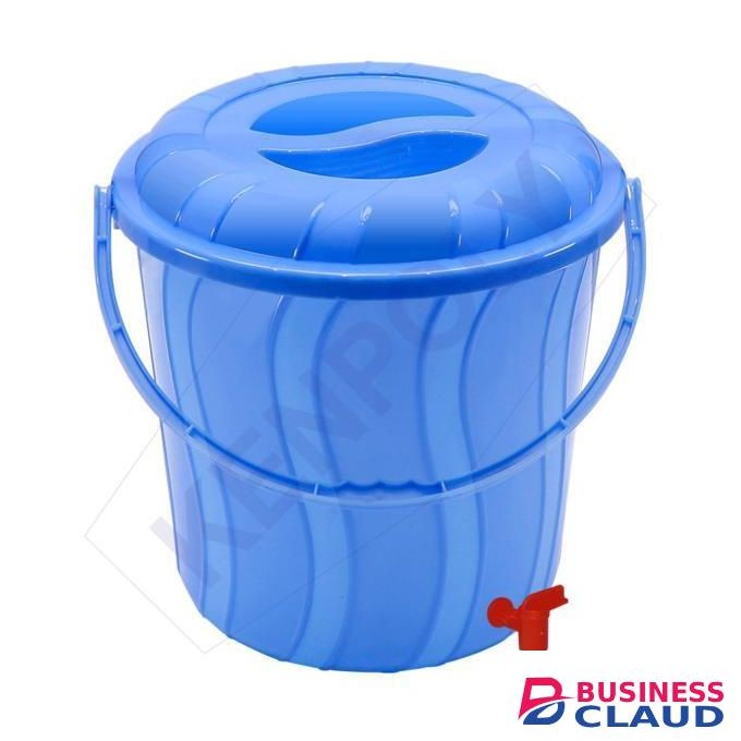Kenpoly Frosty Food Bucket with Lid 20L Airtight Storage Container for Kitchen, Shop & Bulk Foods