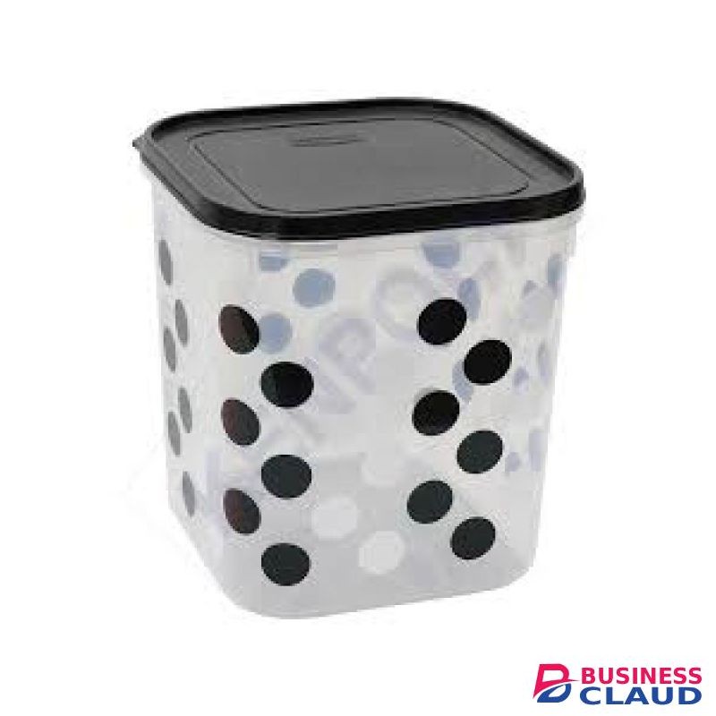 Kenpoly Square Food Mate Container 1.1 Litre, Airtight Plastic Food Storage Box with Lid