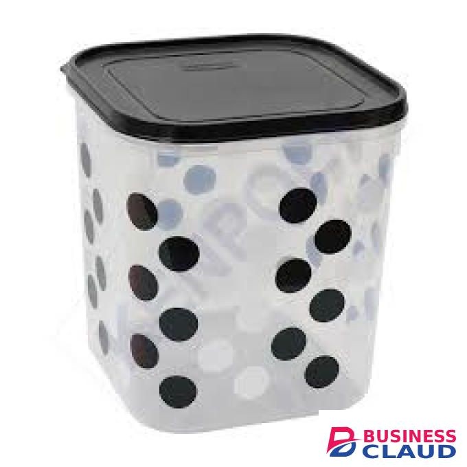 Kenpoly Square Food Mate Container 1.1 Litre, Airtight Plastic Food Storage Box with Lid