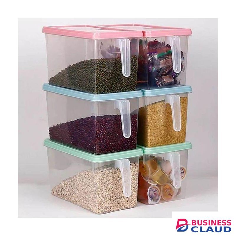 High Quality Airtight Fridge & Cereal Storage Containers – Large, Durable