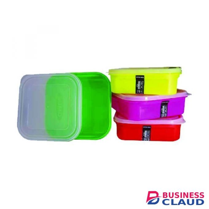 Gala Food Container FC-1 Colored – Durable Plastic Storage Box with Lid