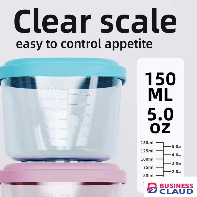 Baby Food Storage Containers – 6 Piece Set