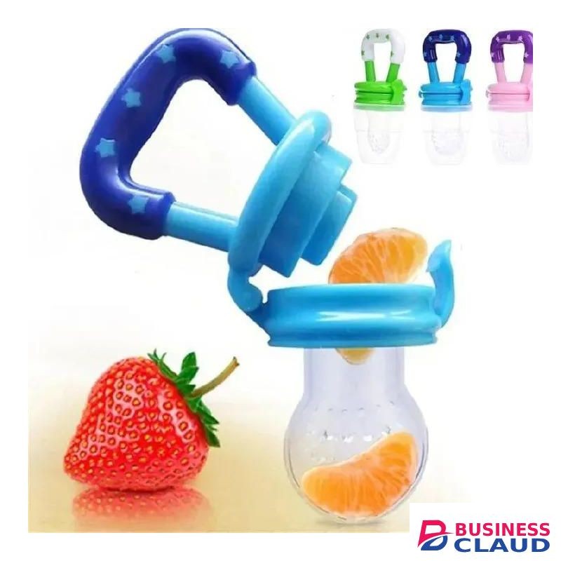 Baby Pacifier Fruit Pacifier Fruit Feeder Silicone Nibbler Pacifier Training Massaging Toy Teether