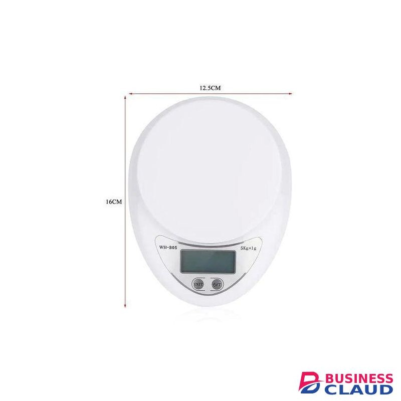 General Electronic Digital Tool Measuring Kitchen Food Weighing Scales - White