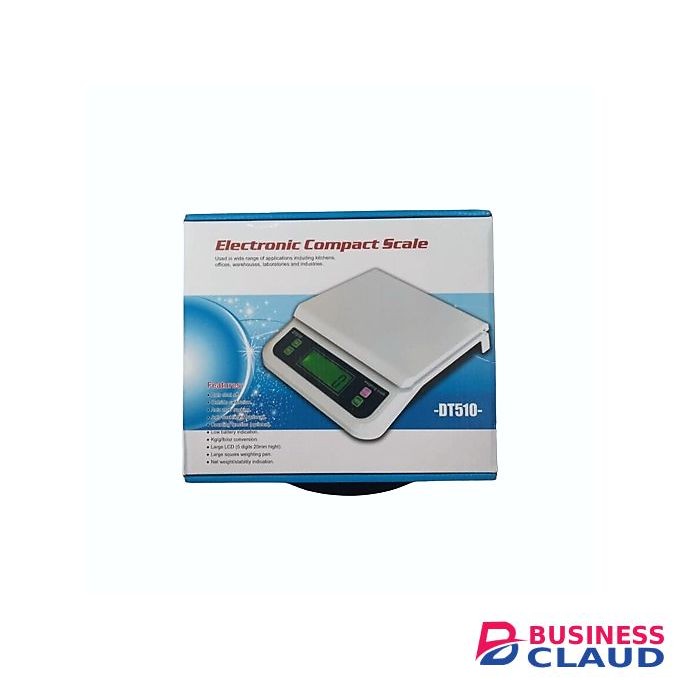 Electronic Compact Kitchen Scales 30kg/1g, Digital Food Scale