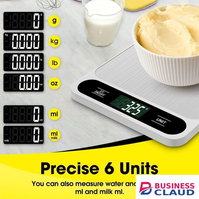 TIMBUTUS Portable High Precision Kitchen Food Weighing Scale 10KG/1g