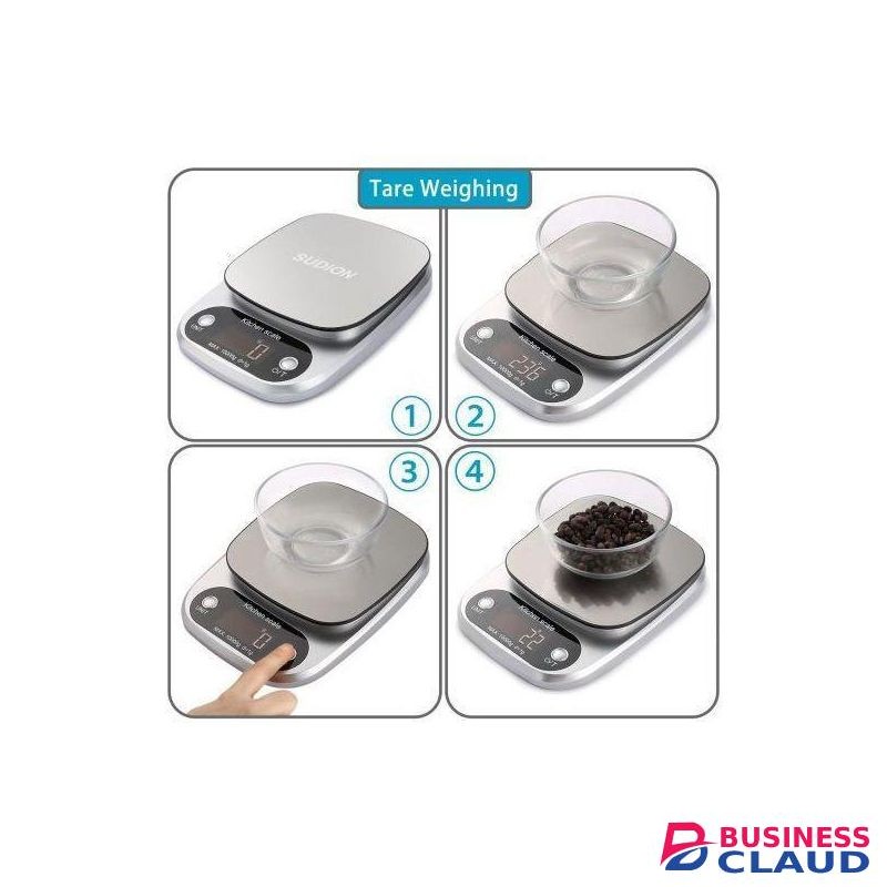 Alloy High Precision Kitchen Food Weighing Scale Digital Electronic Cooking Household Smart Touch Keys 10kg /0.1g weight Waterproof Plastic with USB