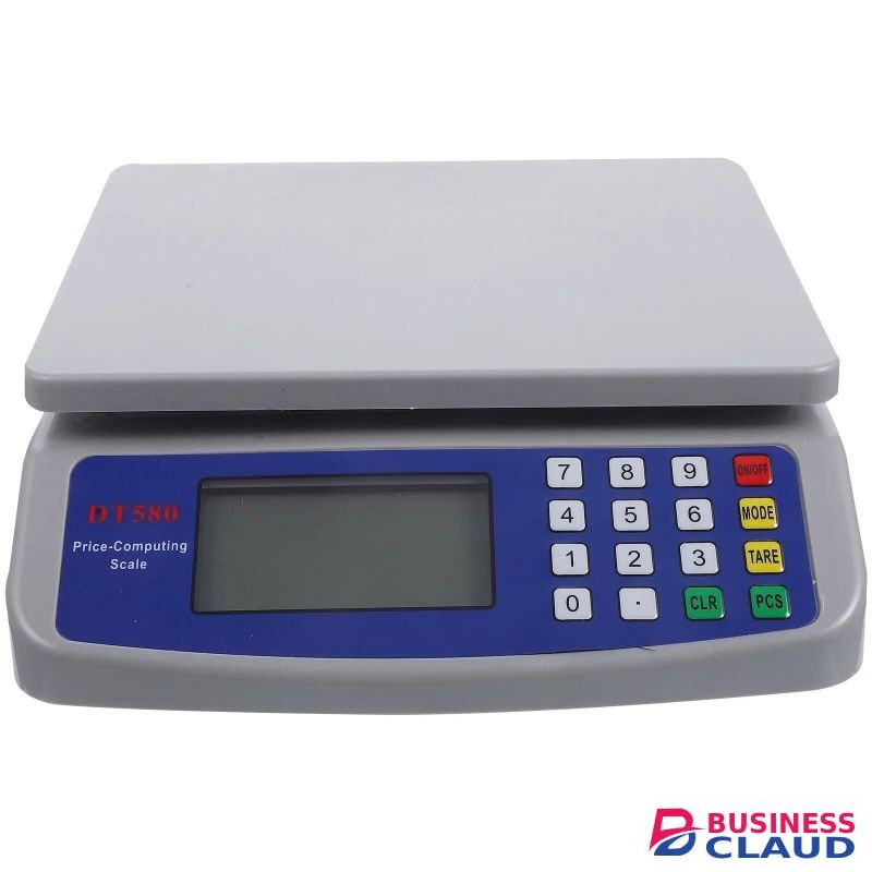 Electronic Price Computing Scale Digital Produce Weight Scale with LCD Display for Retail Outlet Store Kitchen Restaurant Market Farmer 30KG/ 1G