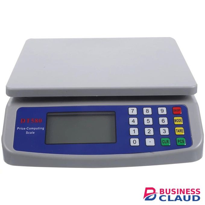 Electronic Price Computing Scale Digital Produce Weight Scale with LCD Display for Retail Outlet Store Kitchen Restaurant Market Farmer 30KG/ 1G