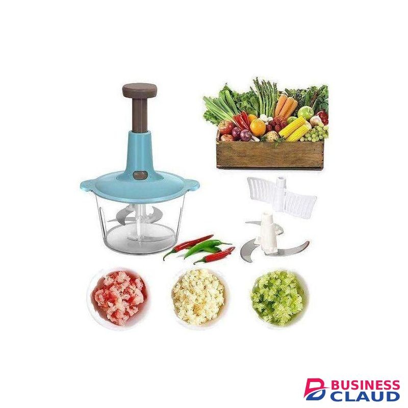 1.5L Manual food processor/ food chopper & All In One Solution For vegetables, Fruits, nuts, herbs