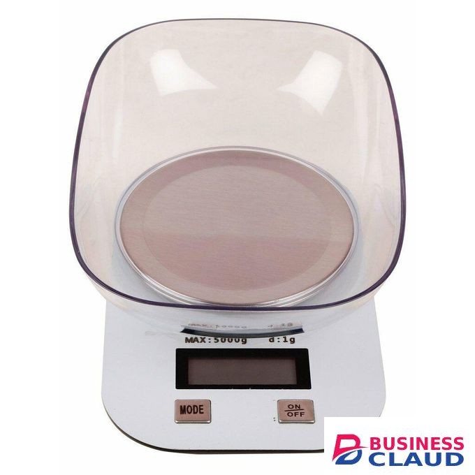 Food Scale, Multifunction 5 kg Digital Kitchen Scale High Accuracy Electronic Food Weight with Large LCD Display