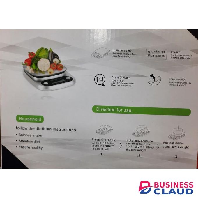 Kitchen High Precision Digital Scale.10KG x 1g accuracy.Measuring Tool for bakers/Food, Jewelry etc