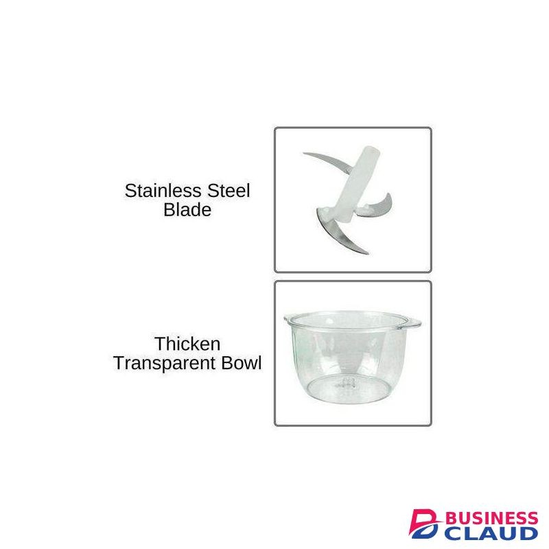 2LITRES manual food chopper ,speedy chopper with 4 curved stainless steel blades