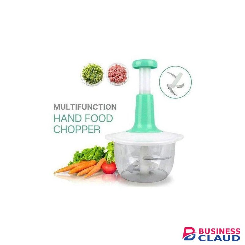2LITRES manual food chopper ,speedy chopper with 4 curved stainless steel blades