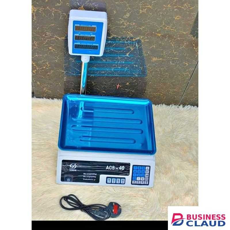 ACS Digital Weighing Scale With Alarm/Computing Digital Weighing Scale 30kg_