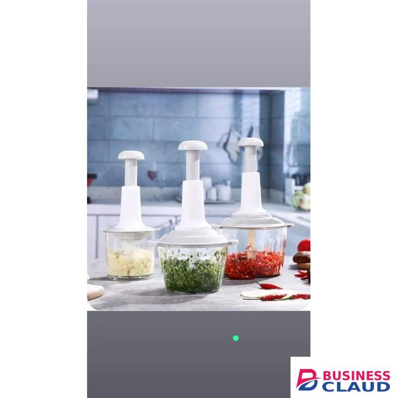 1.5LITRES manual food chopper ,speedy chopper with 4 curved stainless steel blades