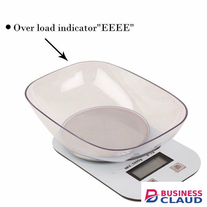 High Precision Digital Kitchen Scale with a bowl - High Accuracy Multifunction Food Electronic Scale Up to 5 kg