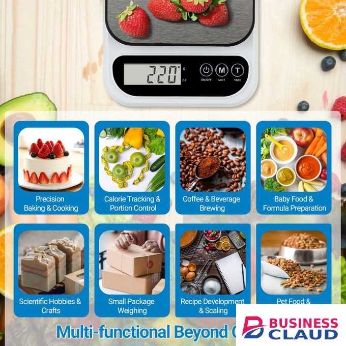 Inkbird Digital Kitchen Scale with Gram & Ounce Units Tare Function Food Scale