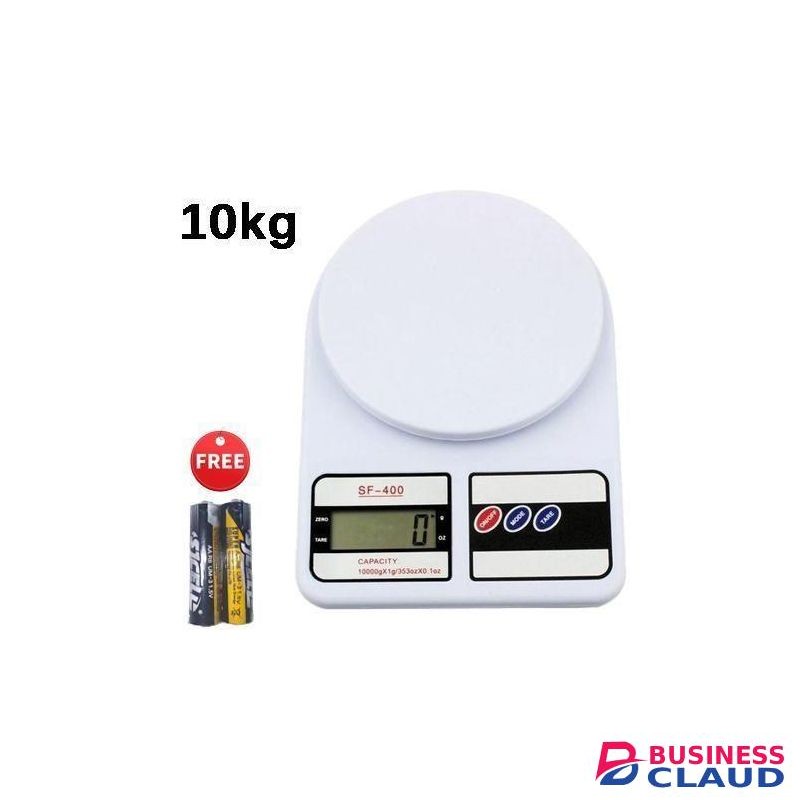 Maximum Load Capacity 10kg Digital Food Materials Weighing Kitchen Scale
