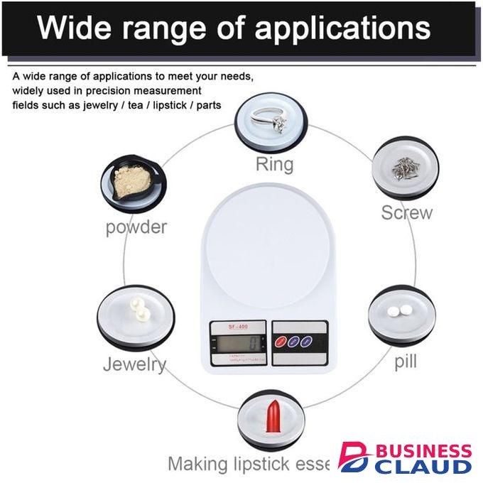 Multifactional 10 KGs Electronic Digital LCD Weighing Scale: Baking, cooking, Kitchen Office